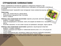 отравление химикатами